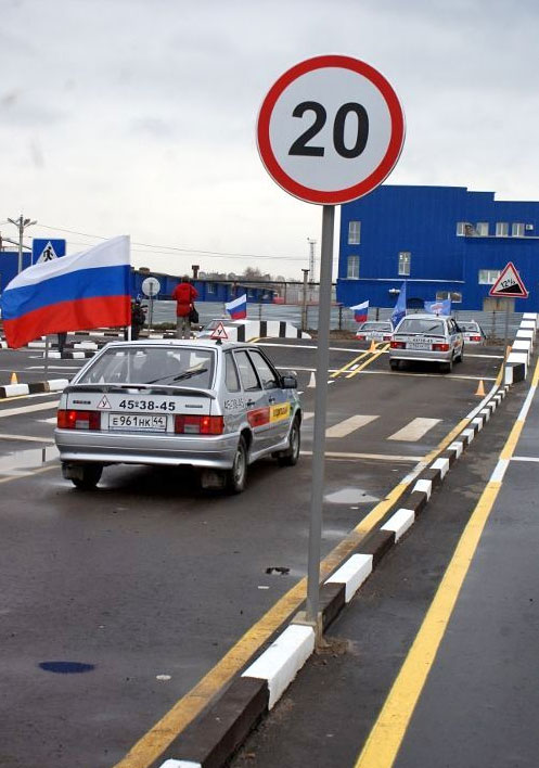 Автоматиизрованный автодром в Костроме