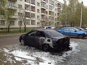 Сгорел автомобиль на ул.Гагарина